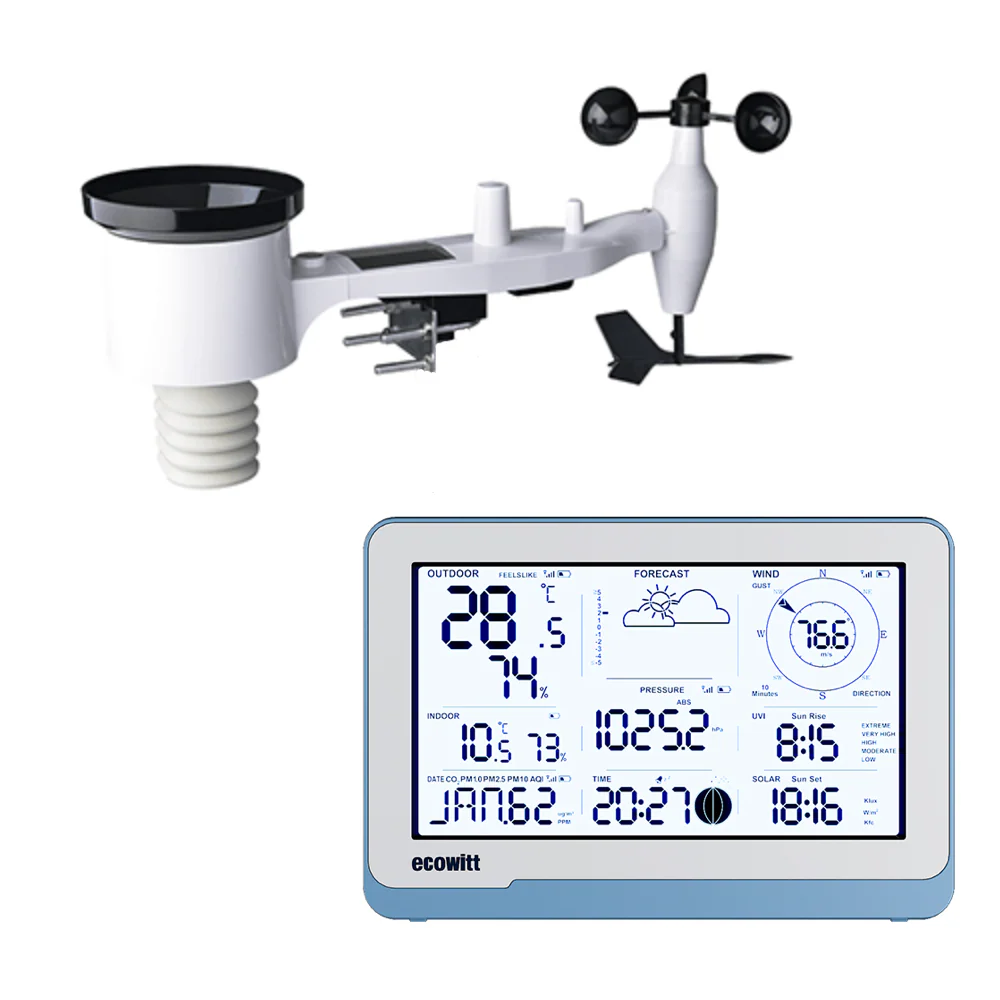 Ecowitt WS3800/WS3900 with 7.5" Mono/Colour Display, 7-in-1 Sensor & WiFi - Image 4