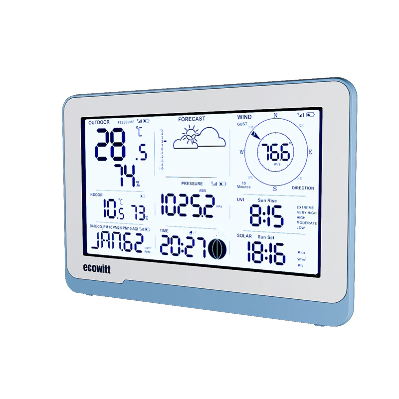 Ecowitt WS3800/WS3900 with 7.5" Mono/Colour Display, 7-in-1 Sensor & WiFi - Image 5